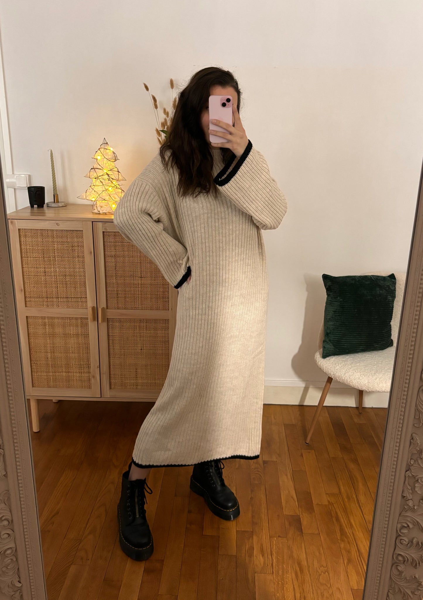 Robe beige Vaïa