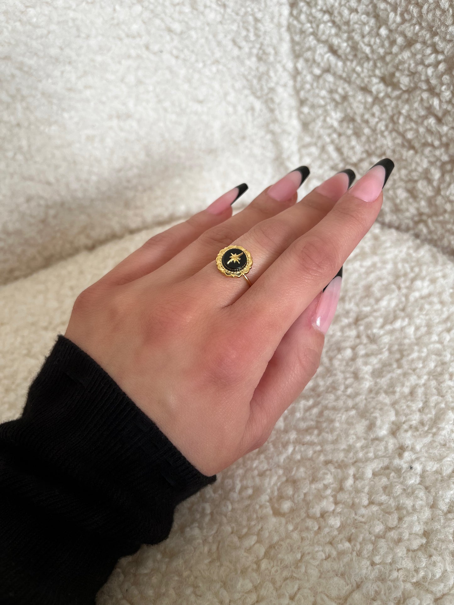 Bague Valéria noire