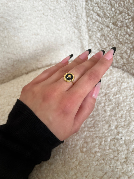 Bague Valéria noire