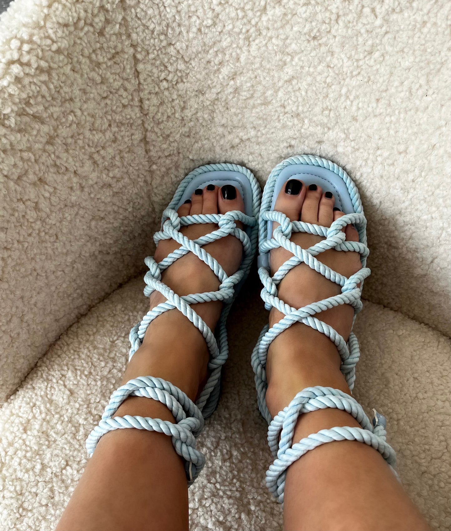 Sandales Hana bleues