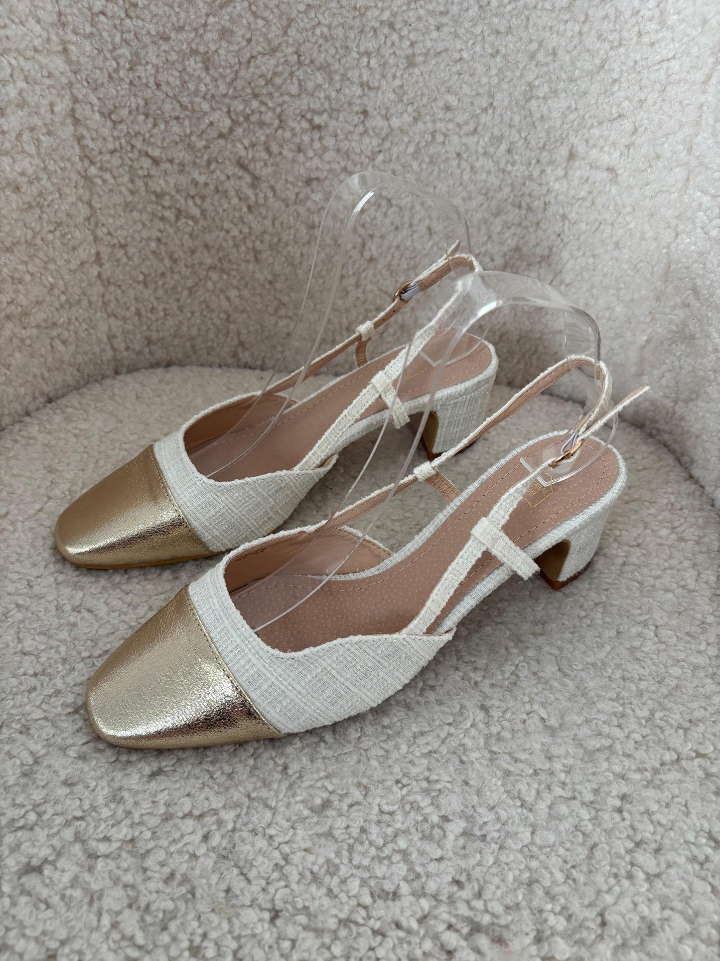 Slingbacks White