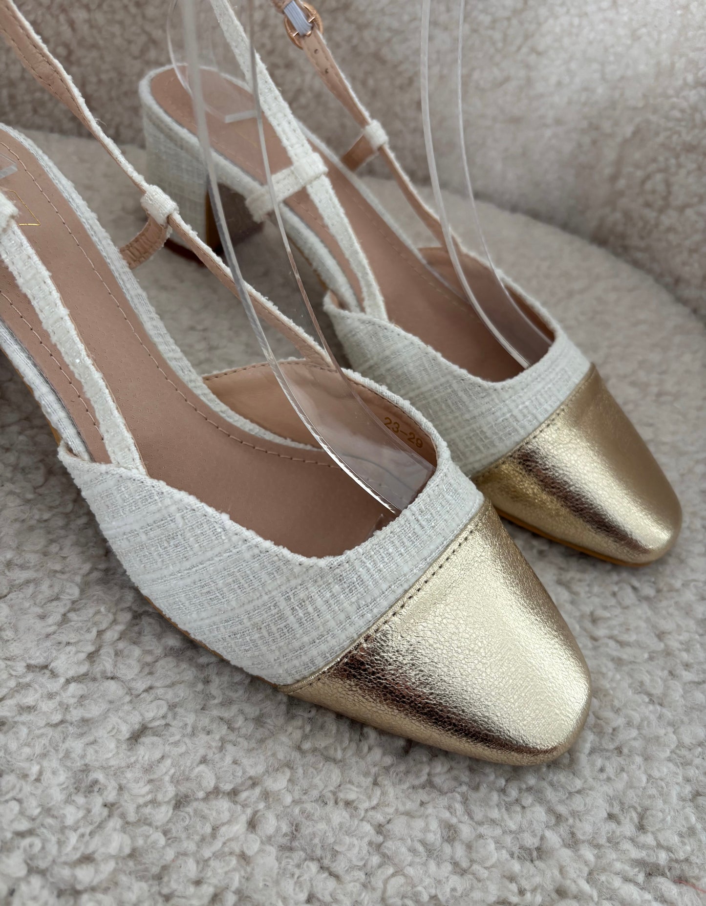 Slingbacks White