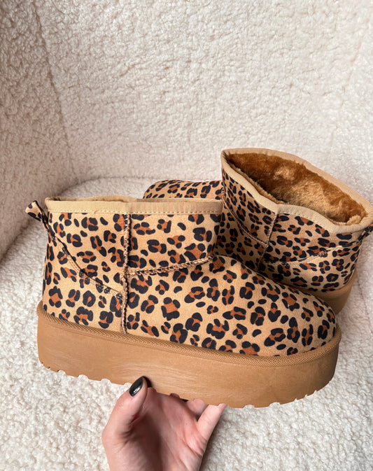 Boots léopard Sira
