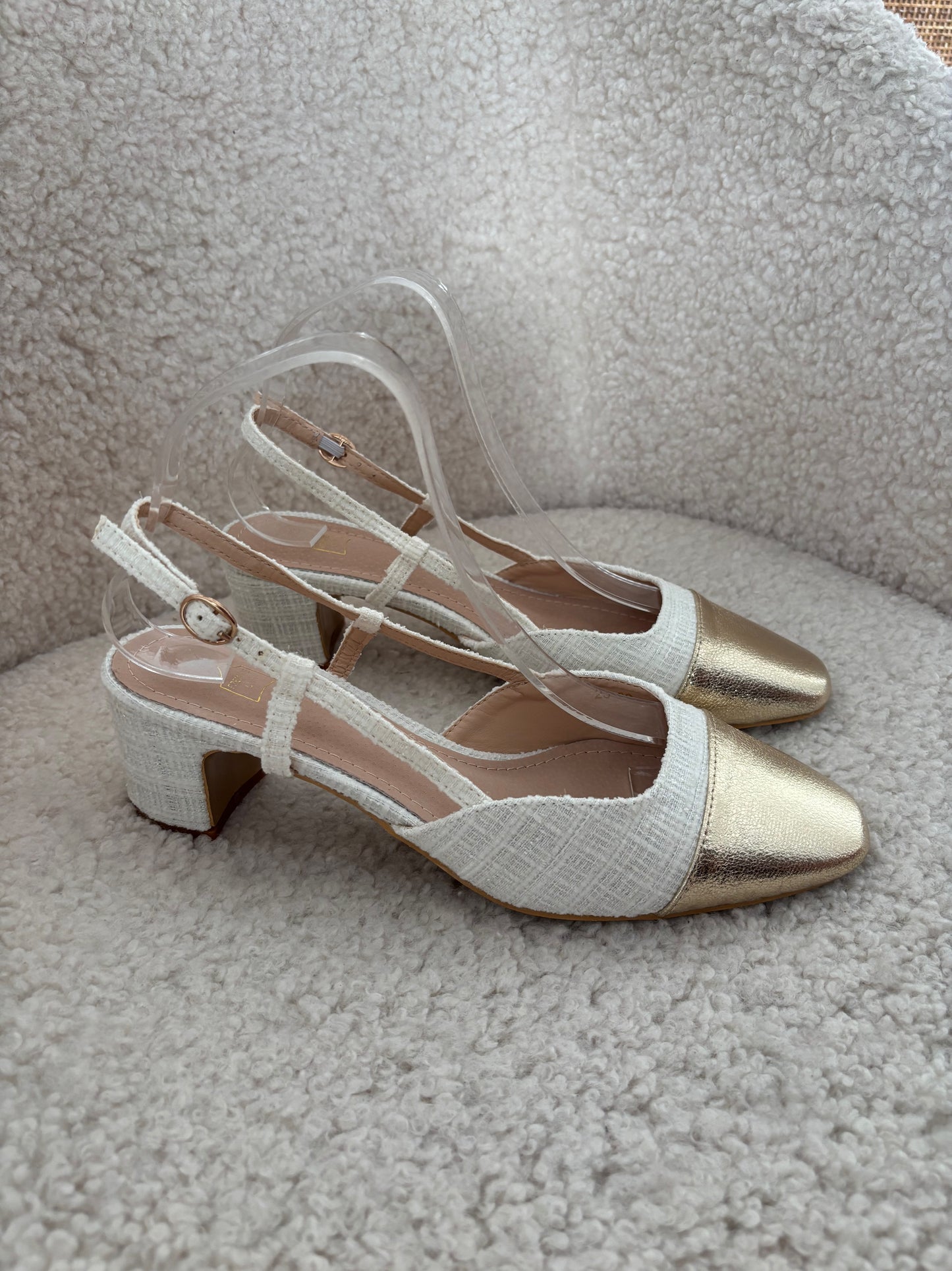 Slingbacks White