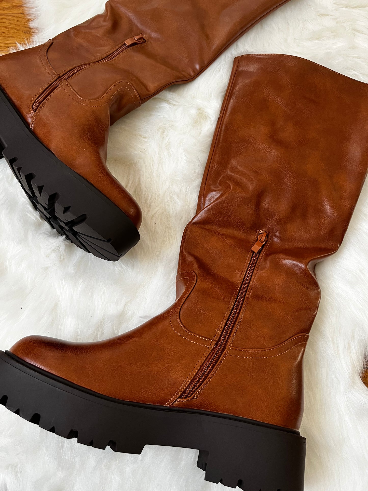 Bottes camel Flora