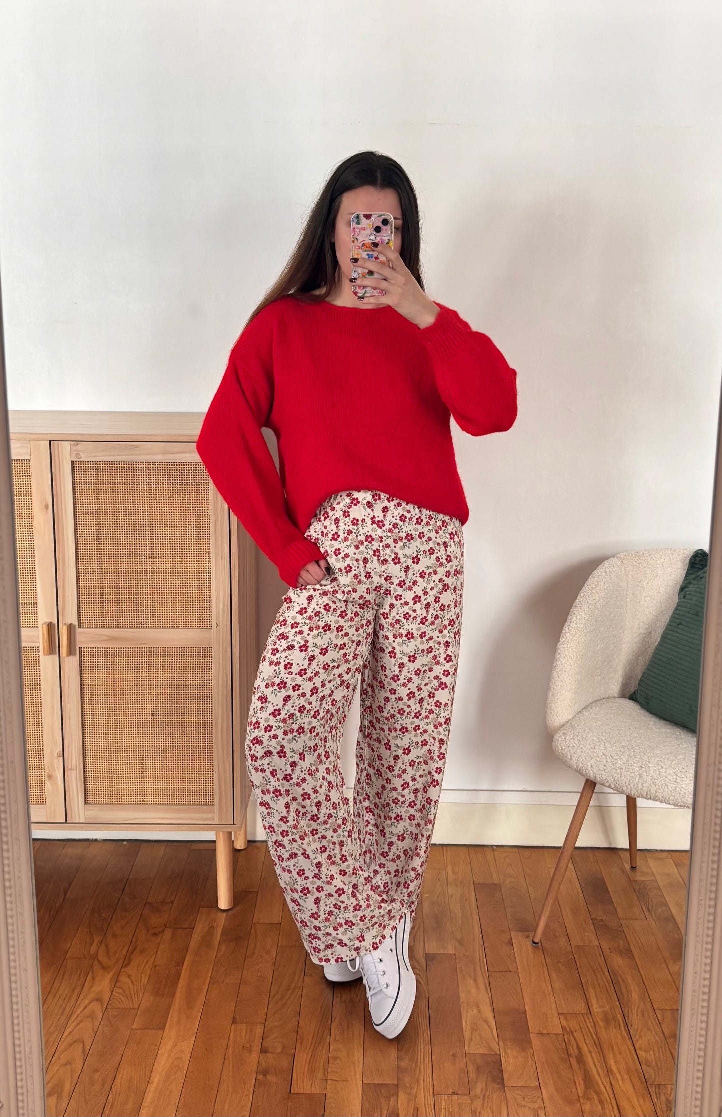 Pantalon rouge Eneko