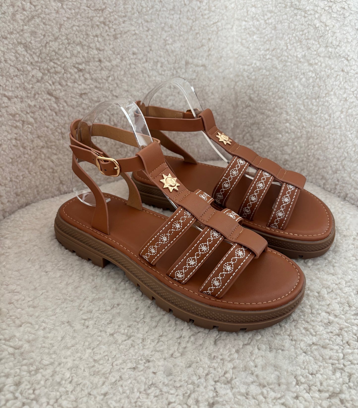Sandales Brown