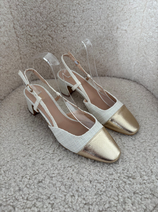 Slingbacks White
