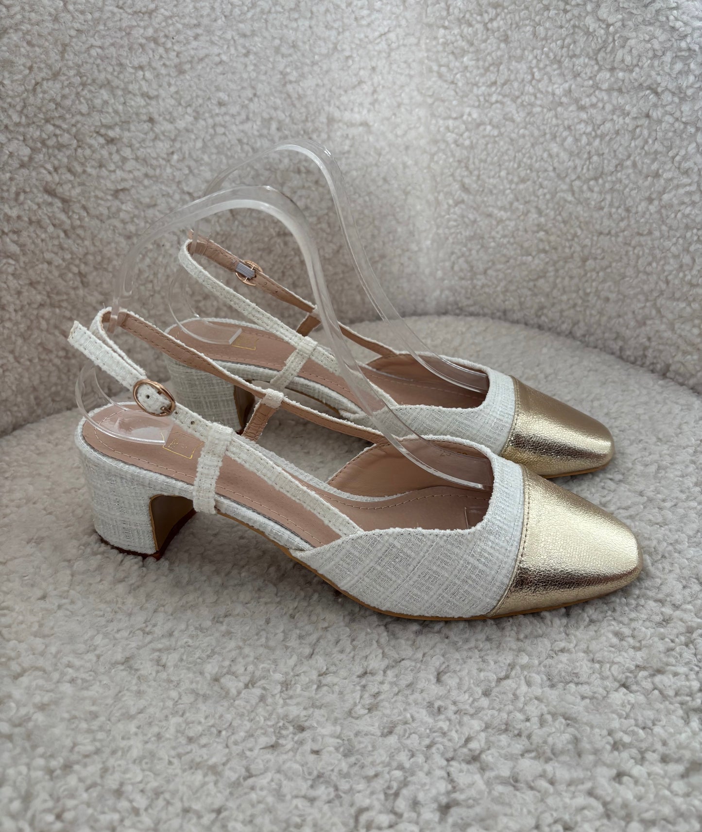 Slingbacks White