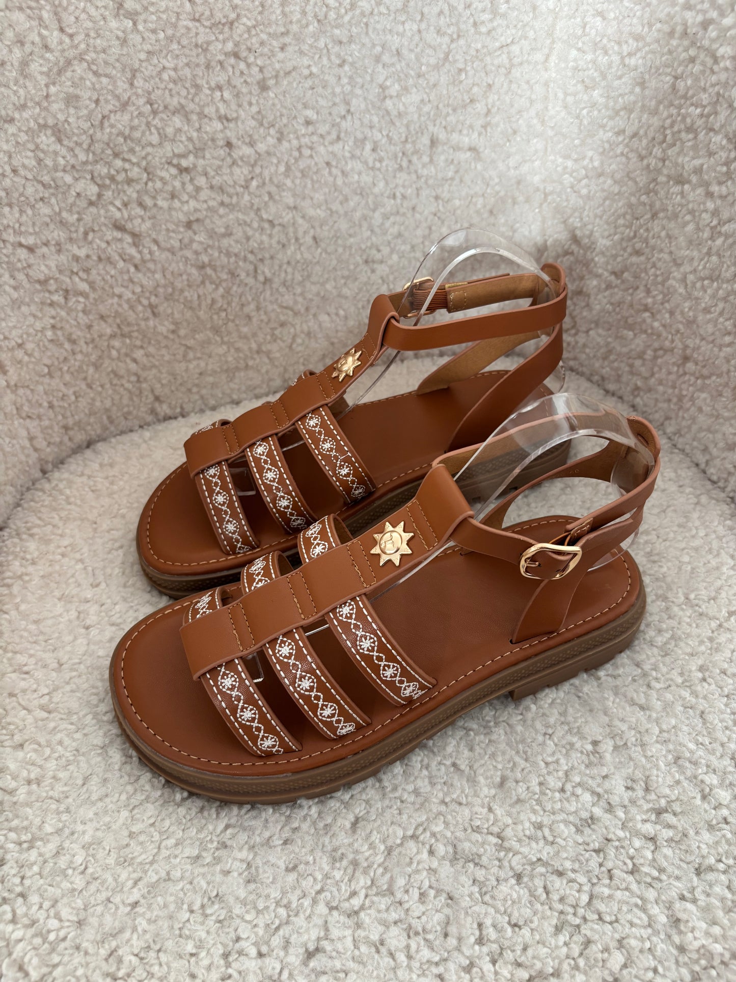 Sandales Brown