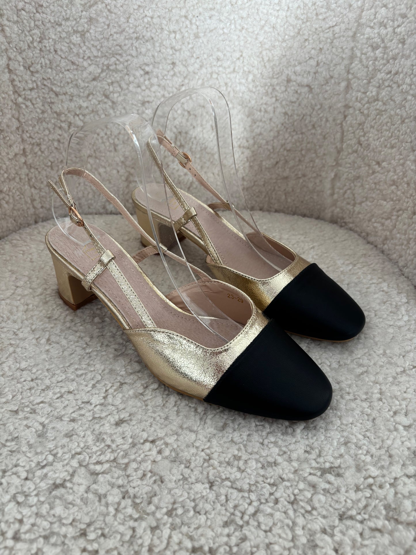 Slingbacks Gold