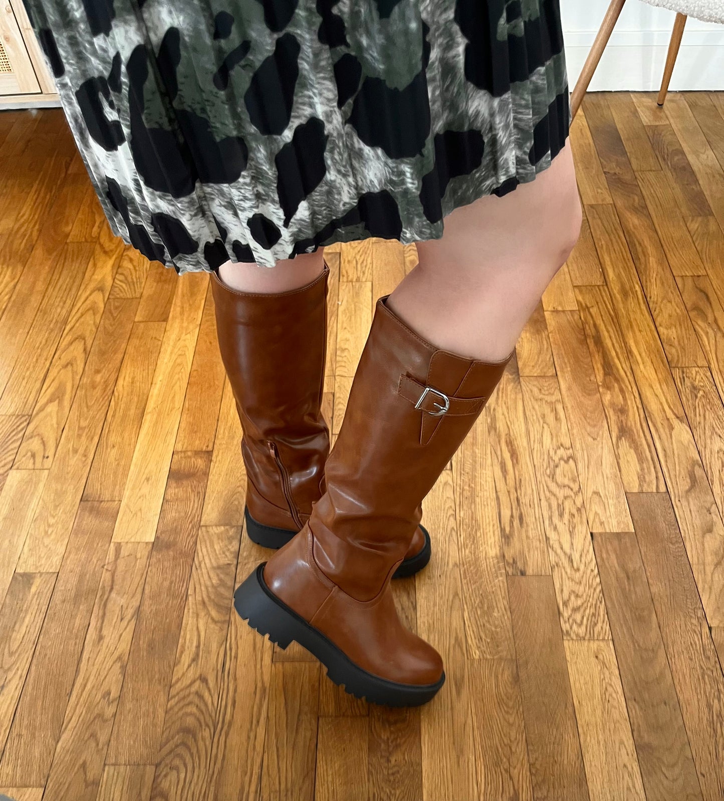 Bottes camel Flora