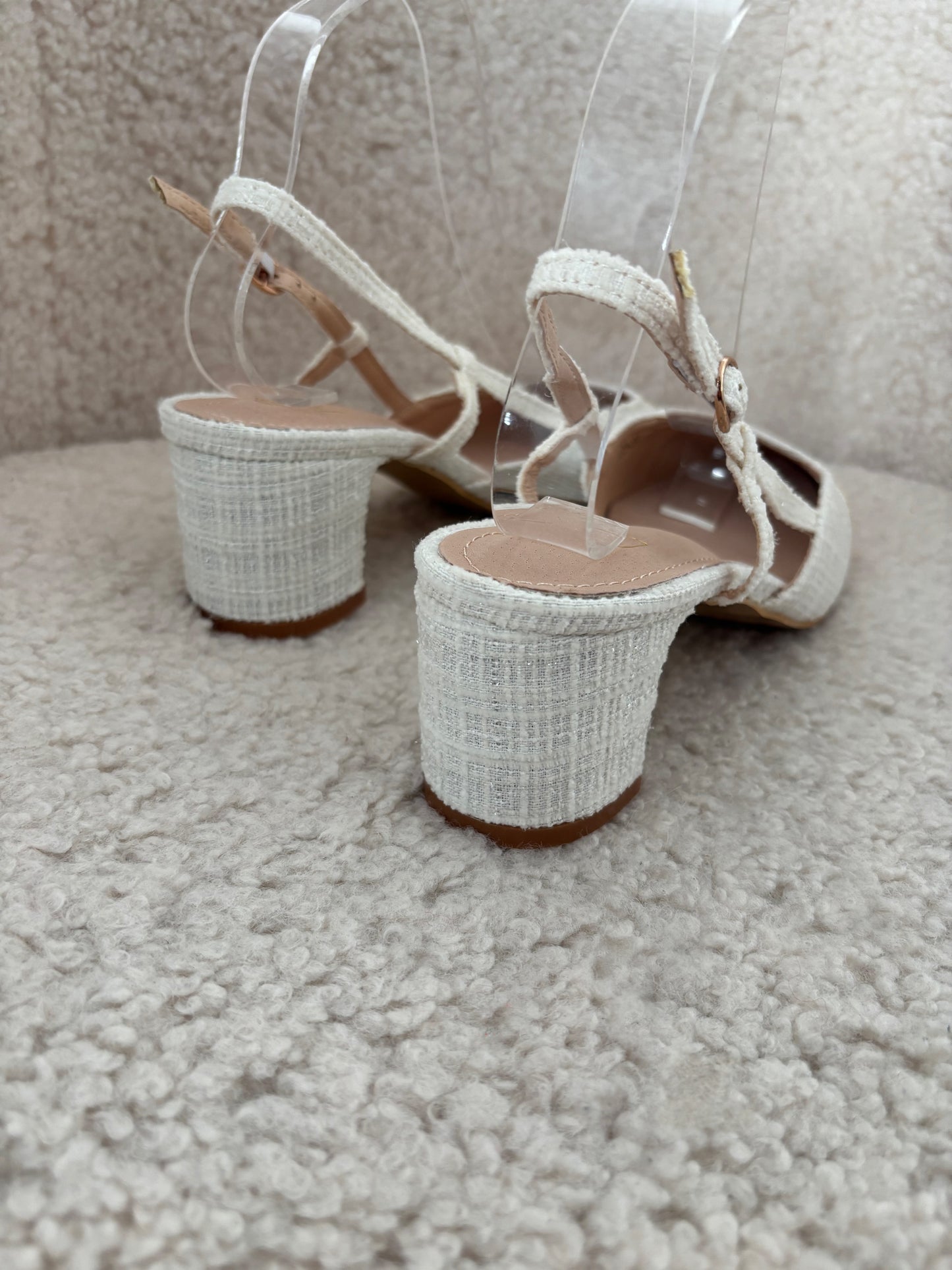 Slingbacks White