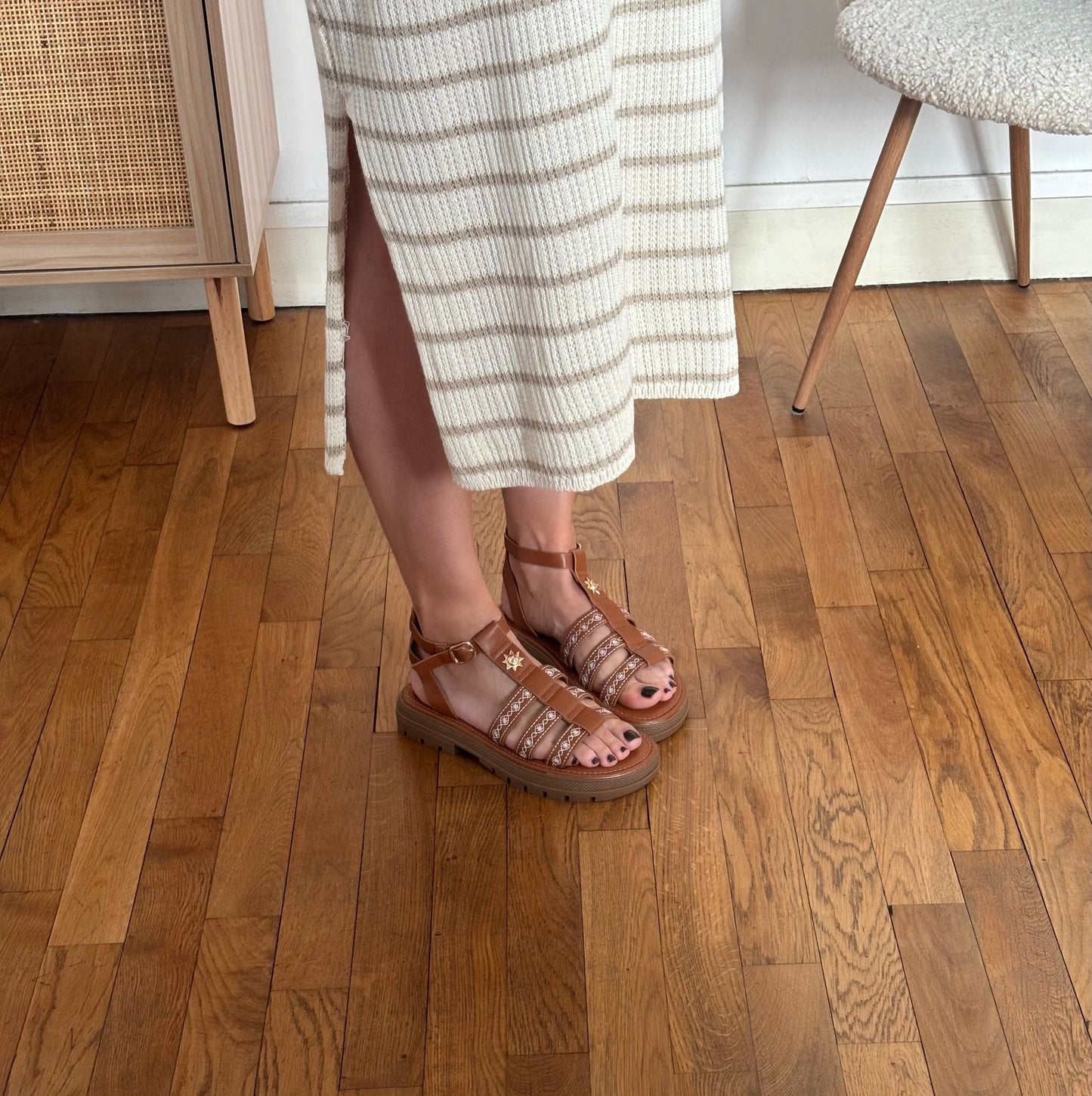 Sandales Brown