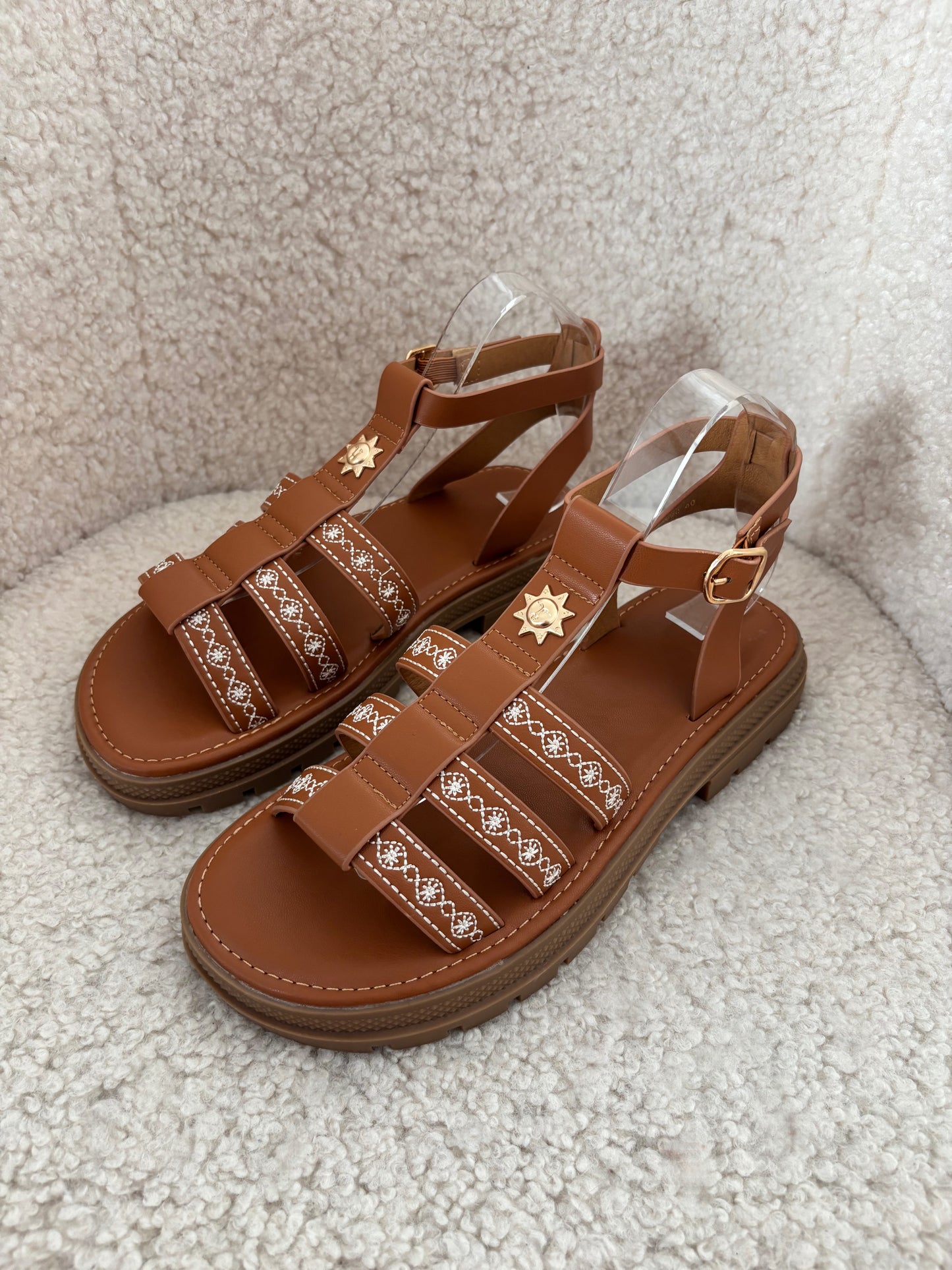 Sandales Brown